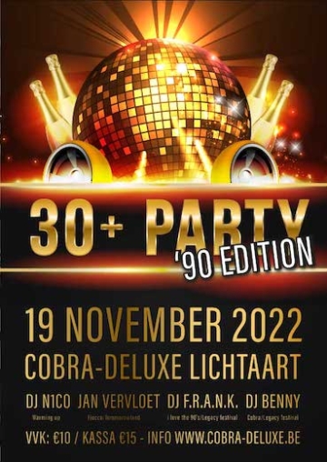 19 November 30+ Party "90 Edition